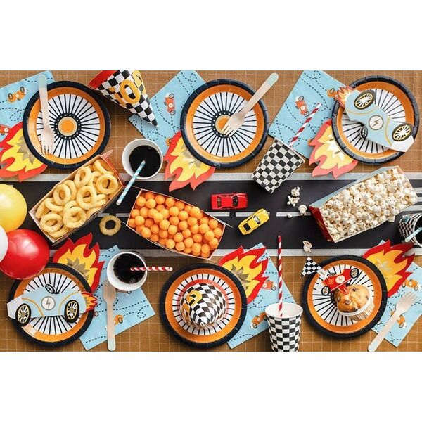 Party Deco Talerzyki Koło 26.5x18cm 6szt
