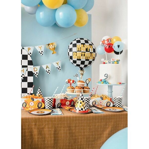 Party Deco Talerzyki Koło 26.5x18cm 6szt