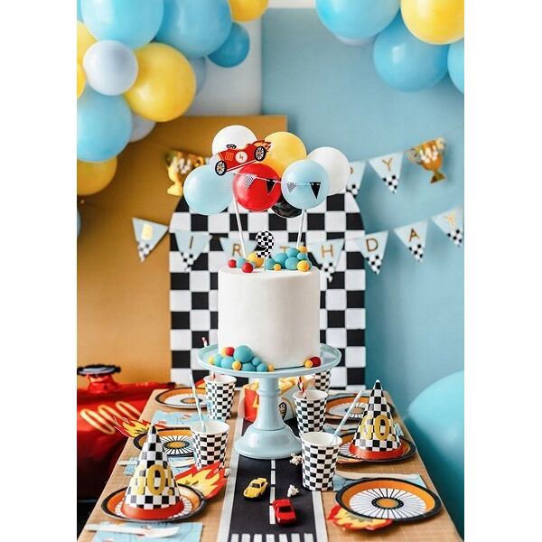 Party Deco Talerzyki Koło 26.5x18cm 6szt