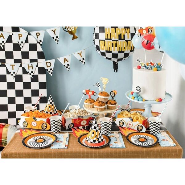 Party Deco Talerzyki Koło 26.5x18cm 6szt
