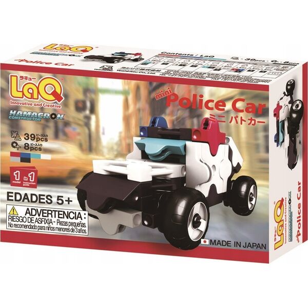 Adamigo Klocki edukacyjne Mini Police Car