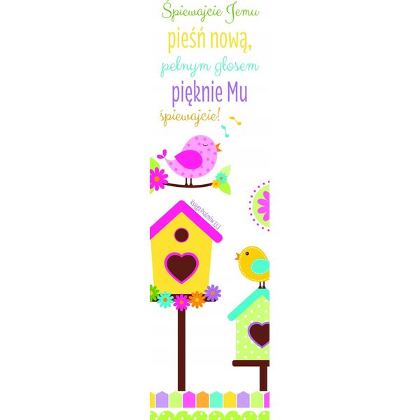 Szaron Zakładka duża - ¦piewajcie Jemu pie¶ń now±