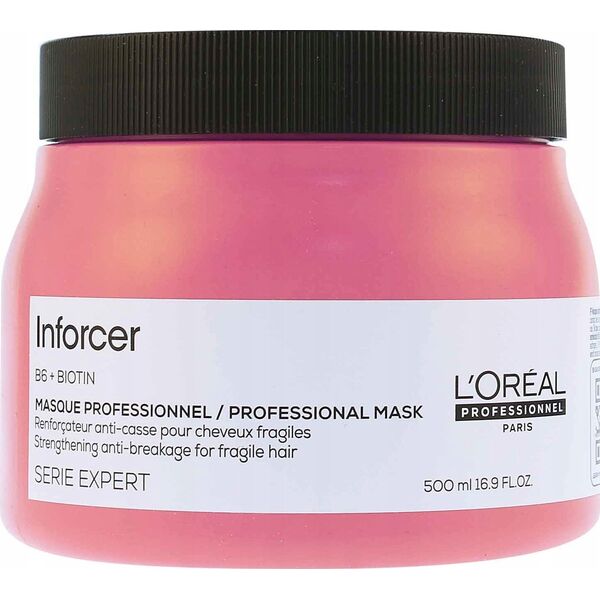 L’Oreal Paris L'Oreal Professionnel, Serie Expert Inforcer, B6 + Biotin, Hair Treatment Cream Mask, Anti-Breakage, 500 ml For Women