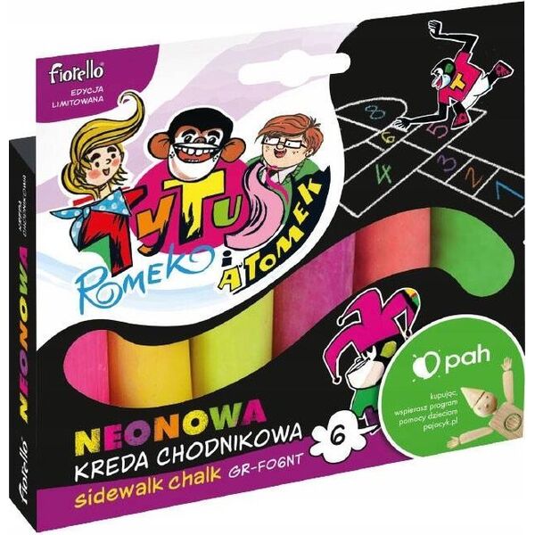 Fiorello Kreda chodnikowa neon Tytus 6 kolorów FIORELLO