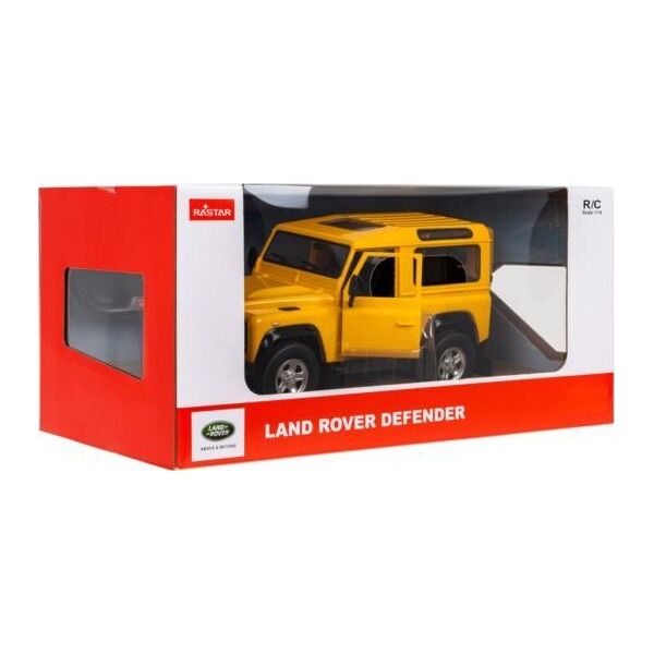 Rastar Land Rover Defender żółty RASTAR model 1:14