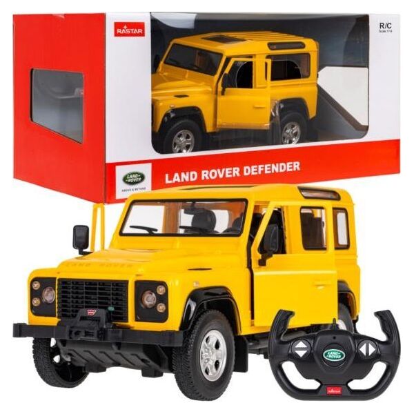 Rastar Land Rover Defender żółty RASTAR model 1:14