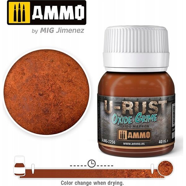 Vallejo Ammo: U-Rust - Oxide Grime (40 ml)