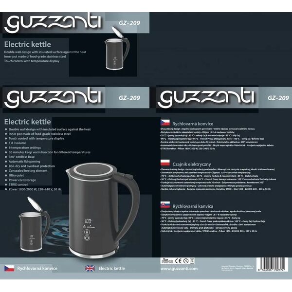 Czajnik Guzzanti Kettle Guzzanti GZ-209