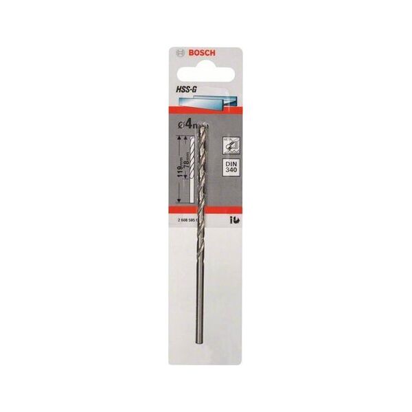 Bosch Bosch METALBOR HSS-G 4X119MM