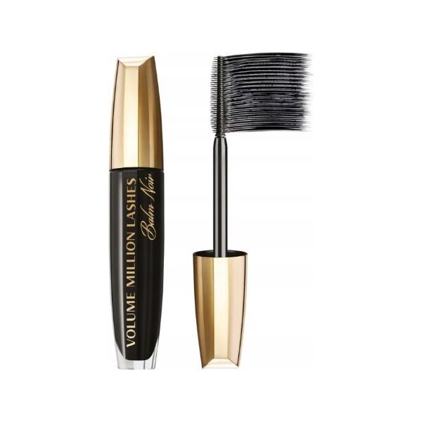 L OREAL Atelier Kit Set L'Oreal Paris: Volume Million Lashes, Volumizing & Lengthening, Mascara, Black, 8.9 ml + Paradise, Kajal Eye Pencil, 1.2 g + Makeup Bag, Gold For Women
