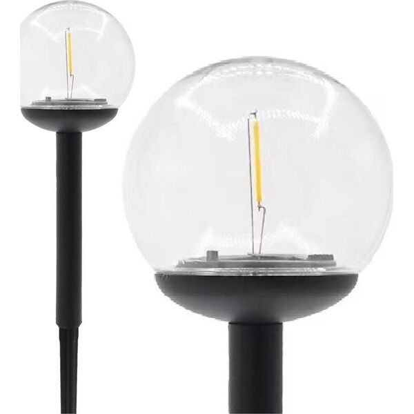Oprawa schodowa Saska Garden LAMPA SOLARNA KULA OZDOBNA 10X34.5CM