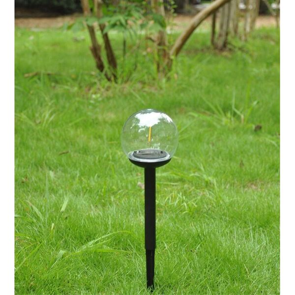 Oprawa schodowa Saska Garden LAMPA SOLARNA KULA OZDOBNA 10X34.5CM