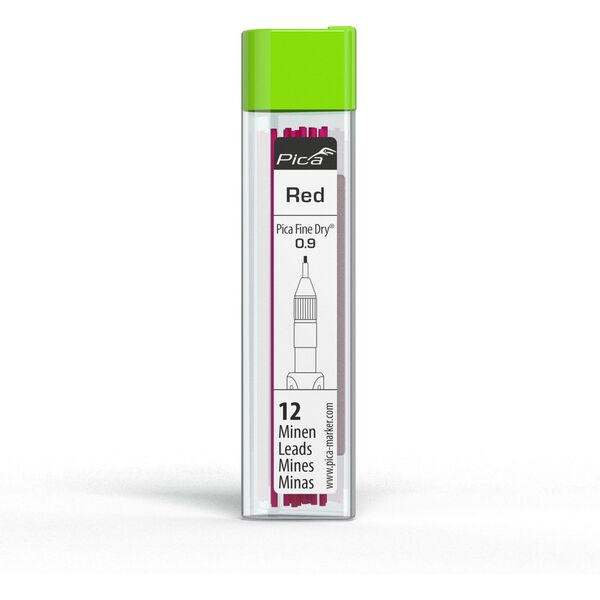 Rysik Pica-Marker Pica Fine-Dry Refills red