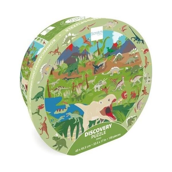 Bright Junior Media Puzzle 150 obserwacyjne Dinozaury