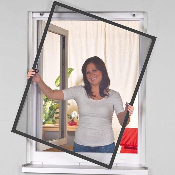 EASY LIFE MOSKITIERA OKNO ALU 130X150 ANTRACYT
