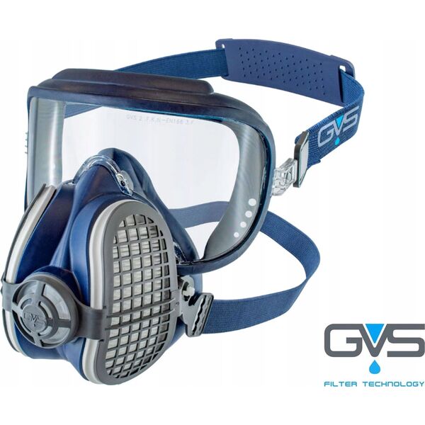elipse integra Veido kaukė (3/4) su P3 angliniais filtrais GVS Elipse Integra S/M