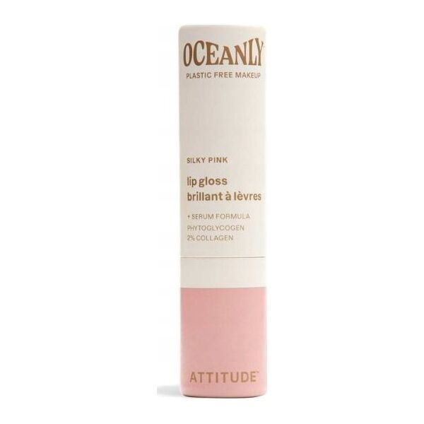 Attitude Attitude Oceanly, Błyszczyk do ust, Silky Pink, 3,4 g