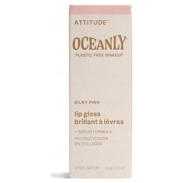 Attitude Attitude Oceanly, Błyszczyk do ust, Silky Pink, 3,4 g
