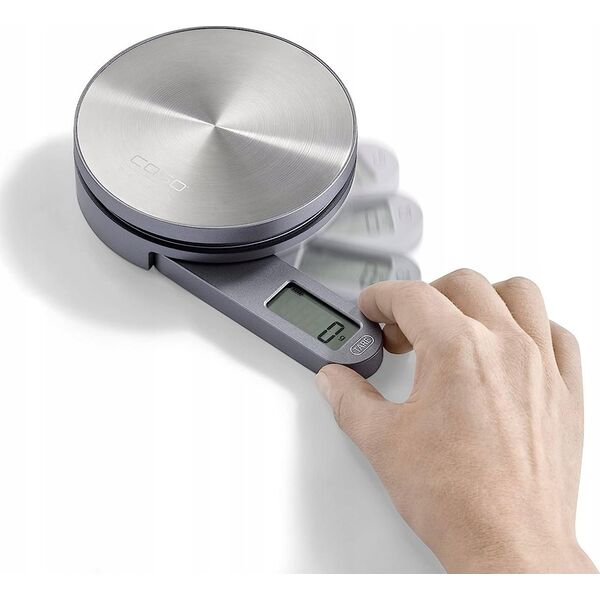Waga kuchenna Caso Caso | Scales | Kitchen EcoMate | Maximum weight (capacity) 5kg | Graduation 1 g | Ekranas type LCD | Nerūdijantis plienas
