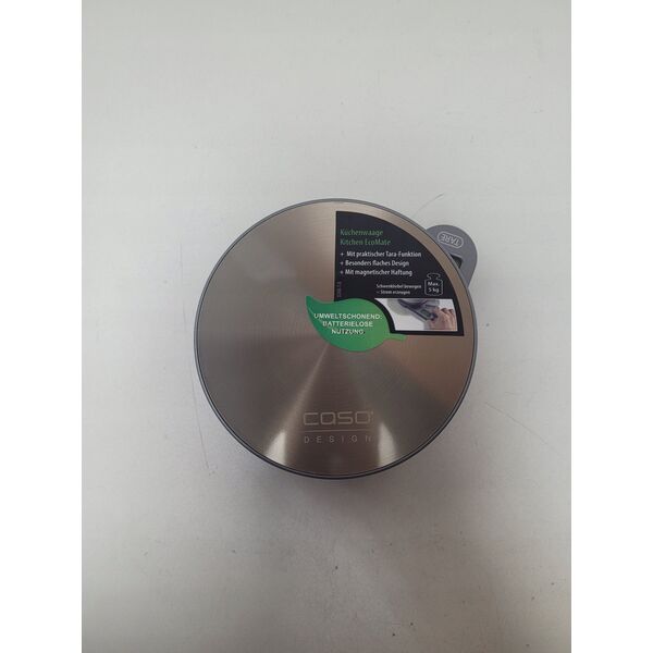 Waga kuchenna Caso Caso | Scales | Kitchen EcoMate | Maximum weight (capacity) 5kg | Graduation 1 g | Ekranas type LCD | Nerūdijantis plienas
