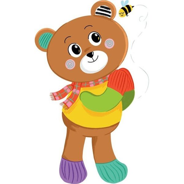 Clementoni TOY PLUSH BEAR BC4U 17906