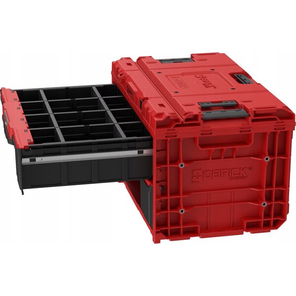 Qbrick Tool box with drawers Qbrick System ONE 2.0 DRAWER 2 Plus TOOLBOX EXPERT RED Ultra HD Custom