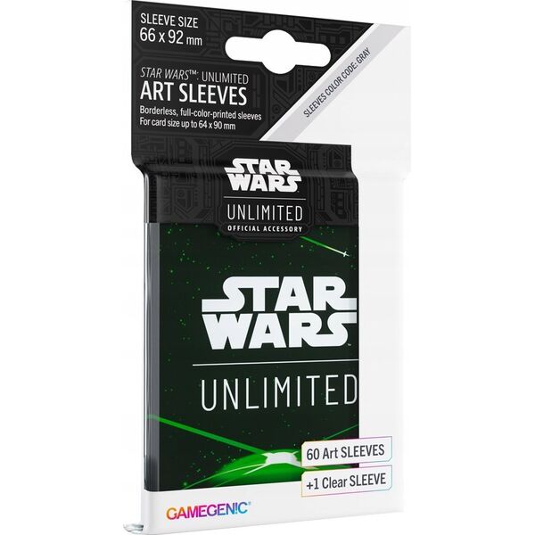 Gamegenic Gamegenic: Star Wars Unlimited - Art Sleeves - Card Back Green