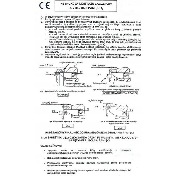 ELECTRIC JAMB PLATE 9500