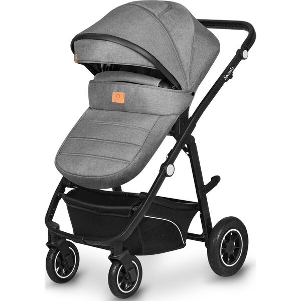 Wózek Lionelo Universalus vežimėlis Lionelo Bianka 3in1, grey