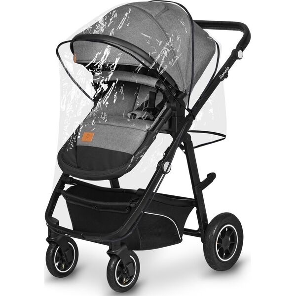 Wózek Lionelo Universalus vežimėlis Lionelo Bianka 3in1, grey