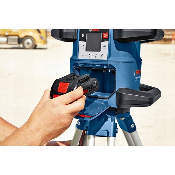 Bosch Bosch cordless rotary laser GRL 600 CHV Professional, 18Volt (blue, without battery and charger, red laser line, in L-BOXX)