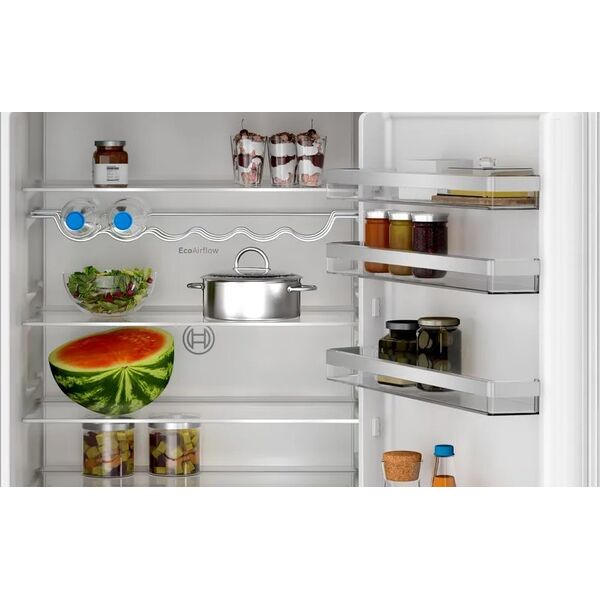 Lodówka Bosch Bosch Šaldytuvas | KBN96VSE0 | Energy efficiency class E | Built-in | Combi | Height 193.5 cm | No Frost system | Šaldytuvas net capacity 285 L | Šaldiklis net capacity 98 L | 34 dB | Baltas