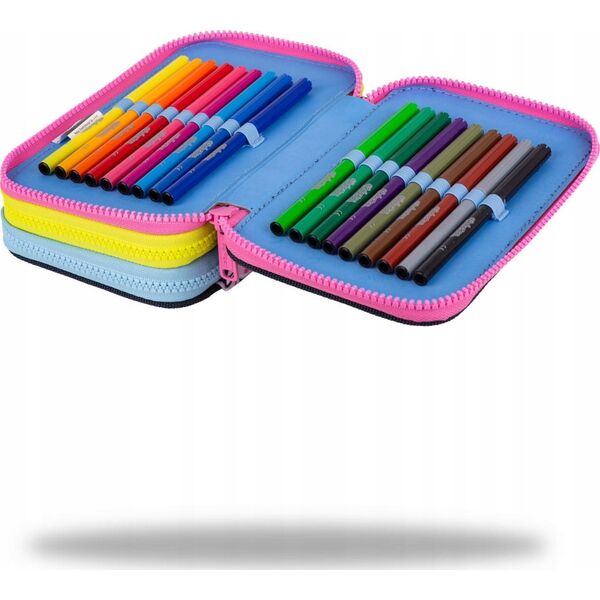 Piórnik Coolpack PENCILCASE EXTR COOLPACK JUMPER 3PGARDEN