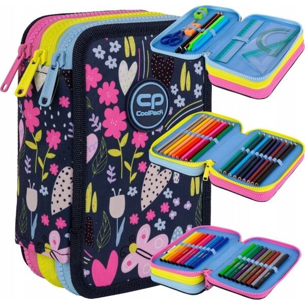 Piórnik Coolpack PENCILCASE EXTR COOLPACK JUMPER 3PGARDEN