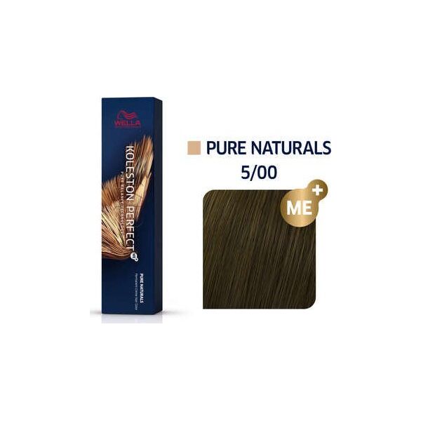 Wella Wella Koleston Perfect Me+ Pure Naturals, Brown, 5/00, Women, 60 ml, All hair, Tube