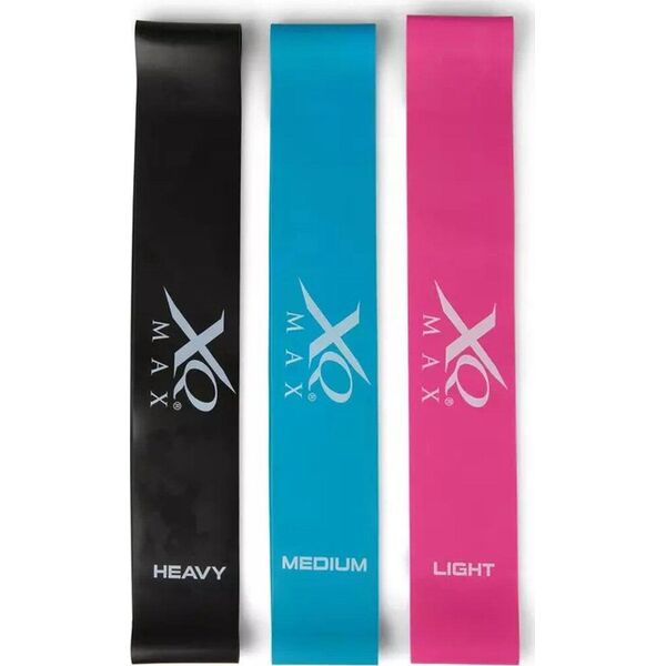 XQMax ZESTAW 3 GUM TAŚM DO ĆWICZEŃ STRETCH BAND XQMAX