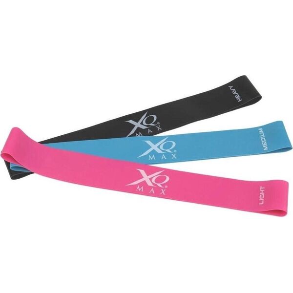 XQMax ZESTAW 3 GUM TAŚM DO ĆWICZEŃ STRETCH BAND XQMAX