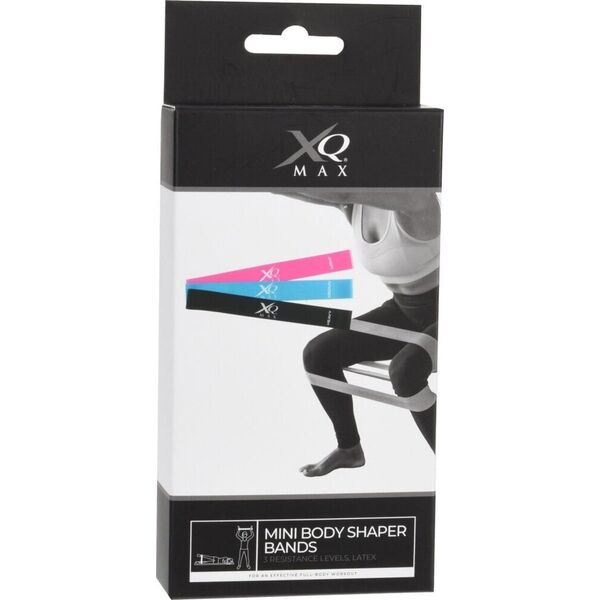 XQMax ZESTAW GUM DO ĆWICZEŃ FITNESS CROSSFIT MINI BAND 3W1 XQMAX