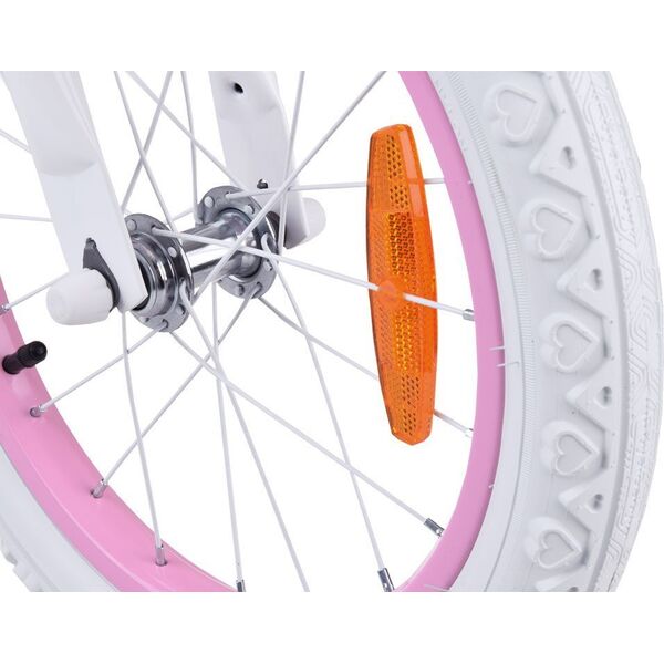 Royalbaby RoyalBaby Rower dziecięcy STAR GIRL 14" koszyk kółka boczne pchacz RB14G-1