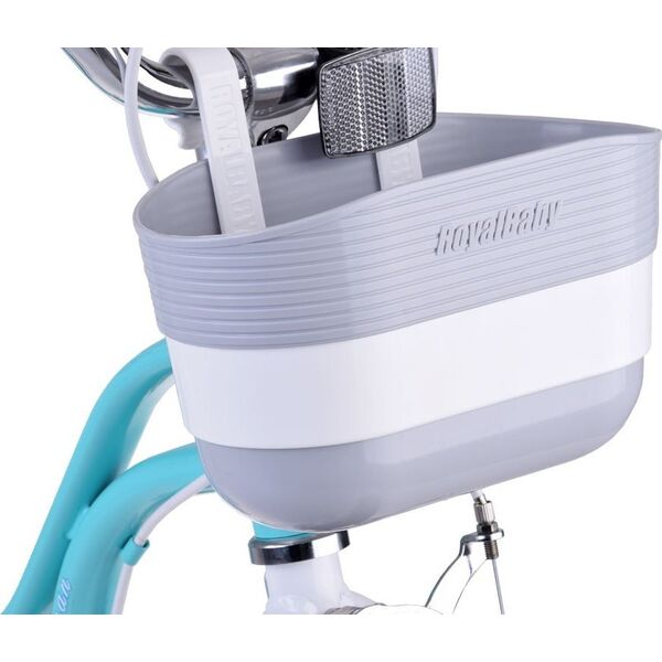 Royalbaby RoyalBaby uroczy Rower 14" Little Swan wstążki koszyk kółka boczne RB14-18