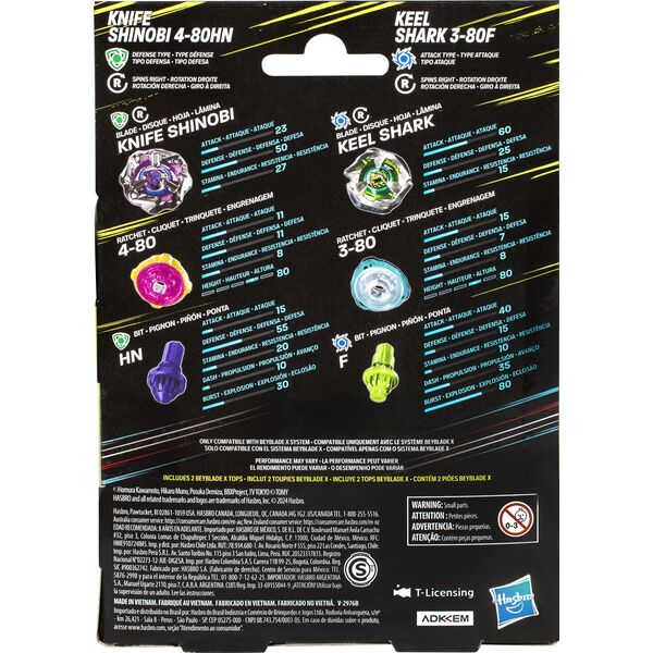 Hasbro BEYBLADE X Dual pack