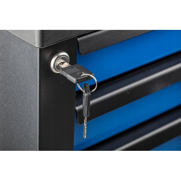 Högert Technik HOGERT WORKSHOP CABINET WITH 7 DRAWERS WITH DRAWER OPENING LOCK