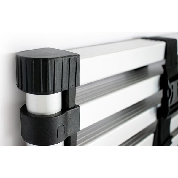 AWTools DRABEST ALUMINUM TELESCOPIC LADDER 11 steps 3.2 m HOME 125 kg