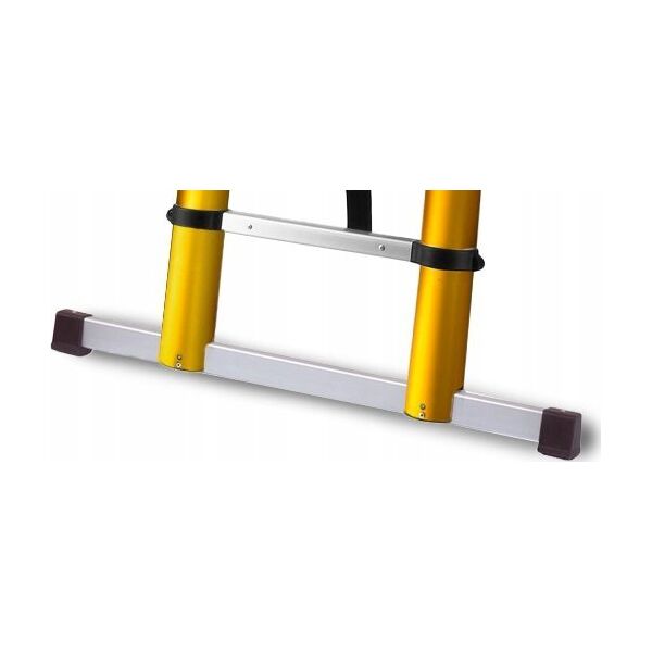 AWTools DRABEST ALUMINUM TELESCOPIC LADDER 13 steps 3.8 m MAX 150 kg