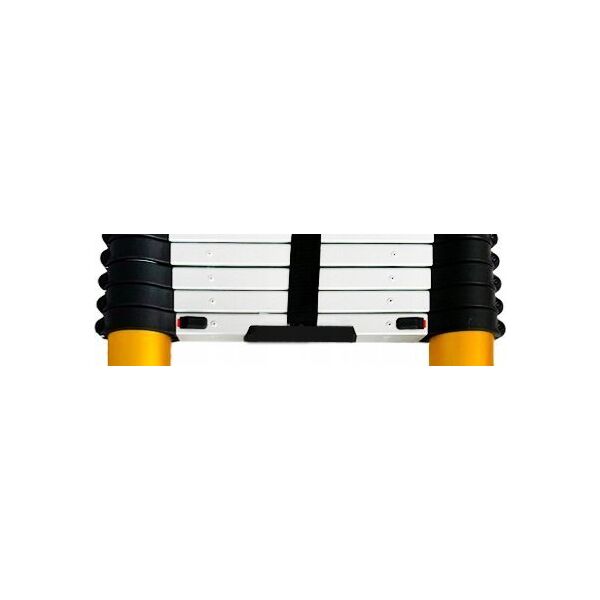 AWTools DRABEST ALUMINUM TELESCOPIC LADDER 13 steps 3.8 m MAX 150 kg