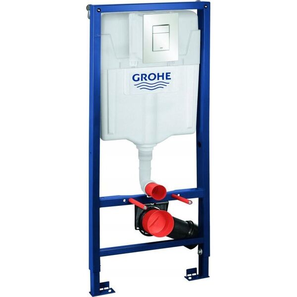 Stelaż Grohe Concealed WC frame and button set Grohe RAPID SL 3-IN-1 38772SH0, white button