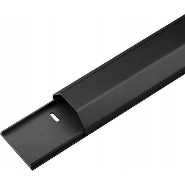 Organizer Goobay goobay aluminum cable duct WireDuct 33, cable guide (black, 1.1 meters)