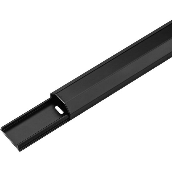 Organizer Goobay goobay aluminum cable duct WireDuct 33, cable guide (black, 1.1 meters)