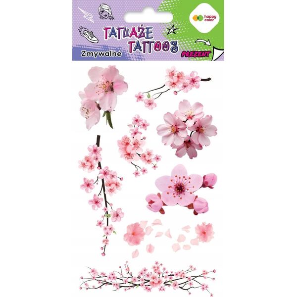BaByliss Tatuaże zmywalne Sakura HAPPY COLOR