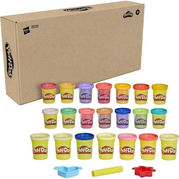 Hasbro Zestaw 21 słoiczków z akcesoriami Play-Doh